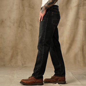 14-oz. straight-leg jeans par Filson | Vintage black (Black)