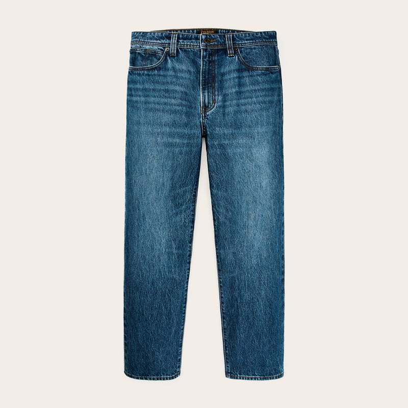 14-oz. straight-leg jeans par Filson | Vintage indigo (Blue)