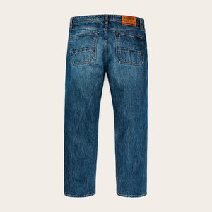 14-oz. straight-leg jeans par Filson | Vintage indigo (Blue)