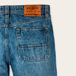 14-oz. straight-leg jeans par Filson | Vintage indigo (Blue)