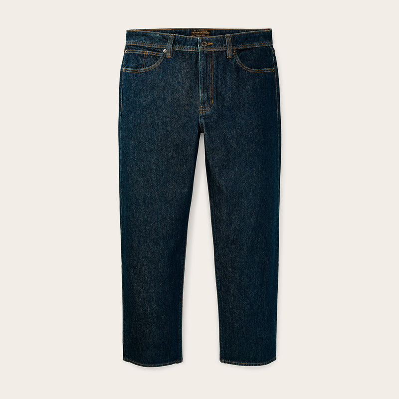 14-oz. straight-leg jeans par Filson | Rinsed vintage indigo (Blue)
