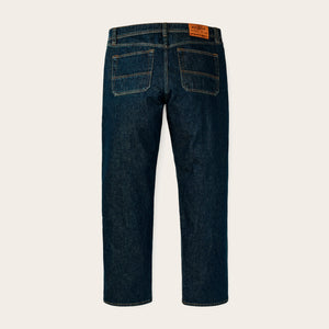 14-oz. straight-leg jeans par Filson | Rinsed vintage indigo (Blue)