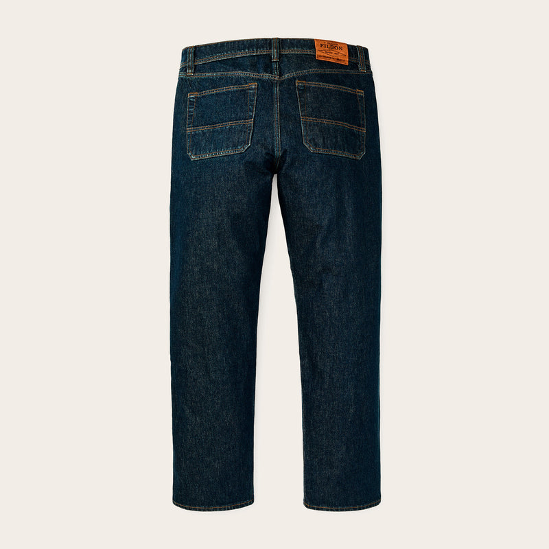 14-oz. straight-leg jeans par Filson | Rinsed vintage indigo (Blue)