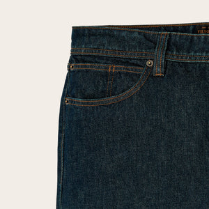 14-oz. straight-leg jeans par Filson | Rinsed vintage indigo (Blue)