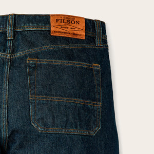 14-oz. straight-leg jeans par Filson | Rinsed vintage indigo (Blue)