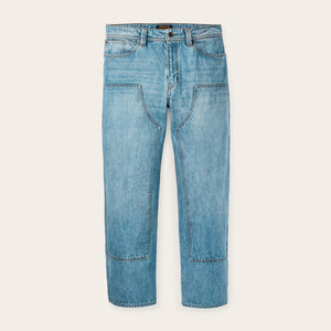 14-oz. double-front jeans par Filson | Vintage indigo (Blue)