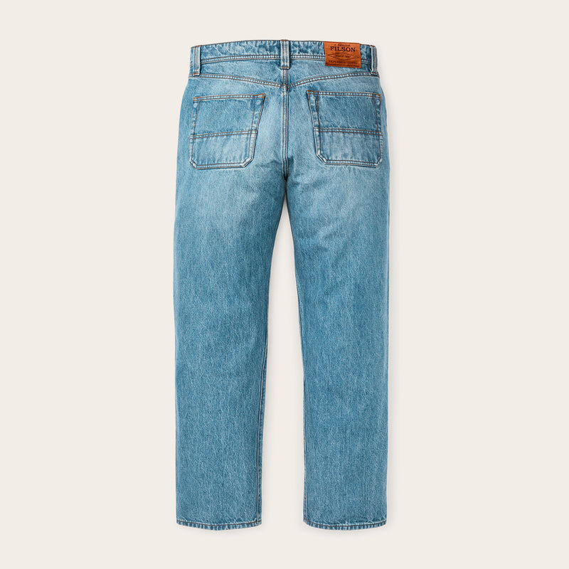 14-oz. double-front jeans par Filson | Vintage indigo (Blue)