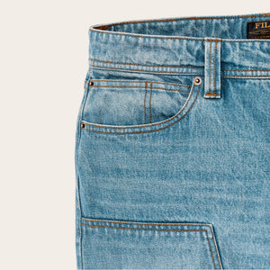 14-oz. double-front jeans par Filson | Vintage indigo (Blue)