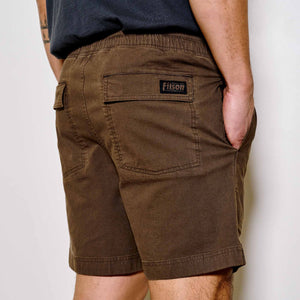 Granite mountain pull on shorts by Filson | Dark earth (Brown)