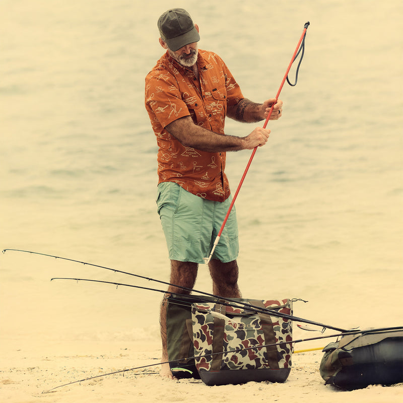 Oxbow lake trunks di Filson | Granite green (Green)