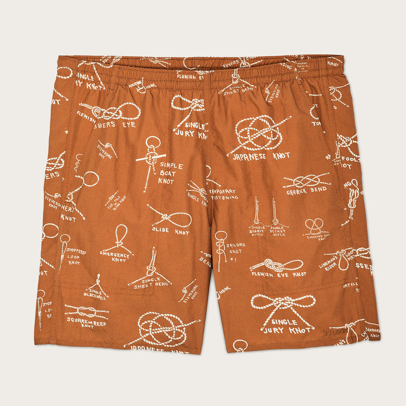 Oxbow lake trunks di Filson | Bourbon / knots (Orange)