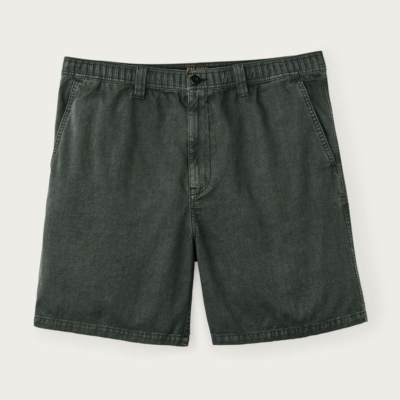 Oakville canvas shorts by Filson | Gravel (Gray)