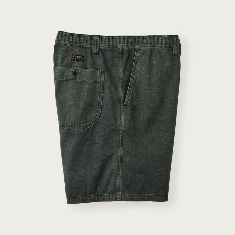 Oakville canvas shorts by Filson | Gravel (Gray)