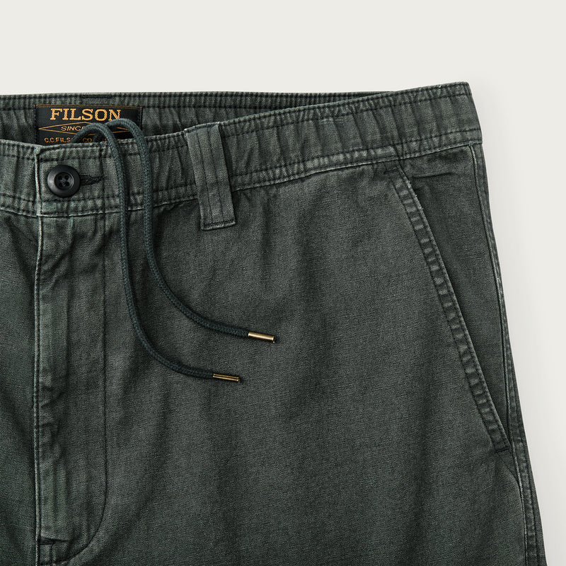 Oakville canvas shorts by Filson | Gravel (Gray)