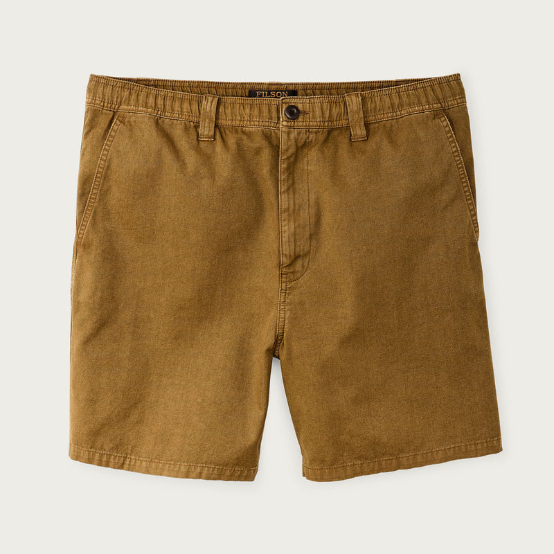 Oakville canvas shorts by Filson | Bronze brown (Beige)