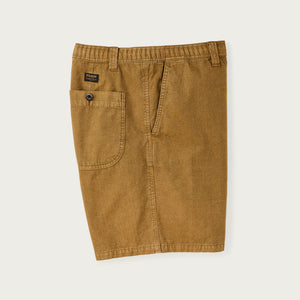 Oakville canvas shorts by Filson | Bronze brown (Beige)