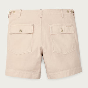 Field supply shorts by Filson | Washed oatmeal (White)
