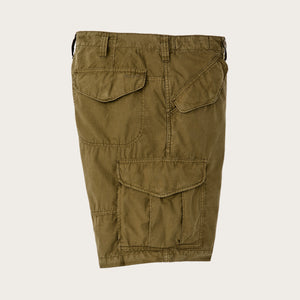 Tropical poplin cargo shorts par Filson | Military olive (Green)