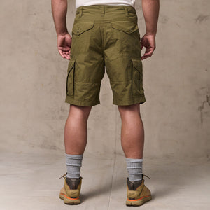 Tropical poplin cargo shorts par Filson | Military olive (Green)