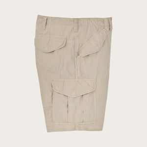 Tropical poplin cargo shorts by Filson | Dried sage (White)