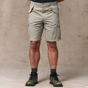 Tropical poplin cargo shorts by Filson | Dried sage (White)