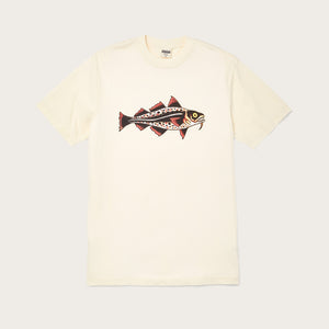 Ranger graphic t-shirt by Filson | Off white codfish (White)