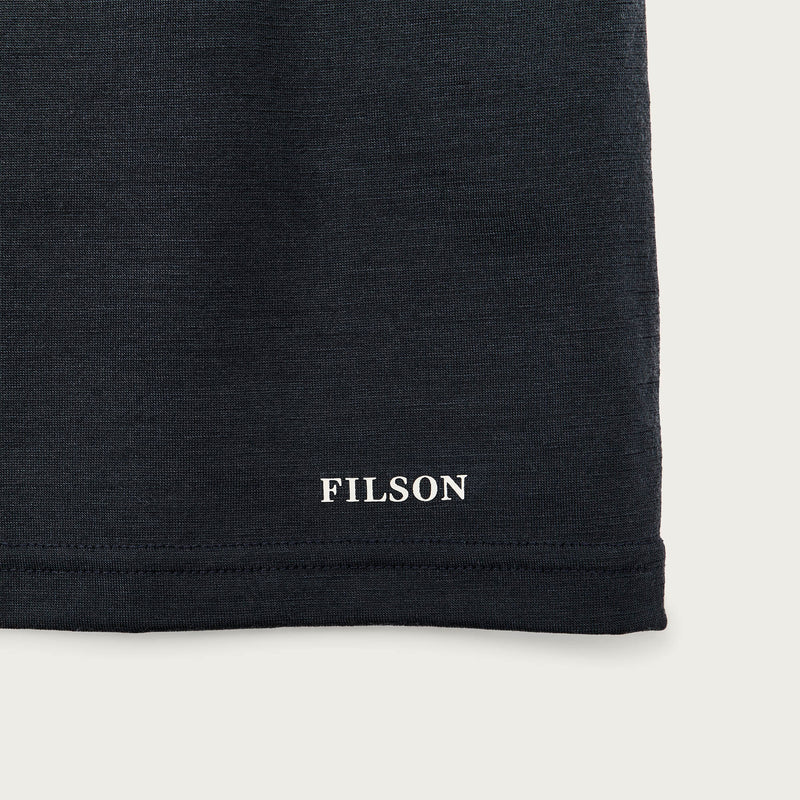 210g merino wool short sleeve crew von Filson | Dark navy (Blue)