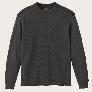 Waffle knit thermal crew by Filson | Faded black (Beige)