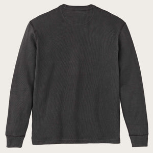 Waffle knit thermal crew by Filson | Faded black (Beige)