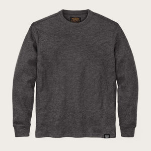 Waffle knit thermal crew par Filson | Charcoal (Gray)