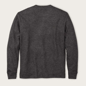 Waffle knit thermal crew par Filson | Charcoal (Gray)