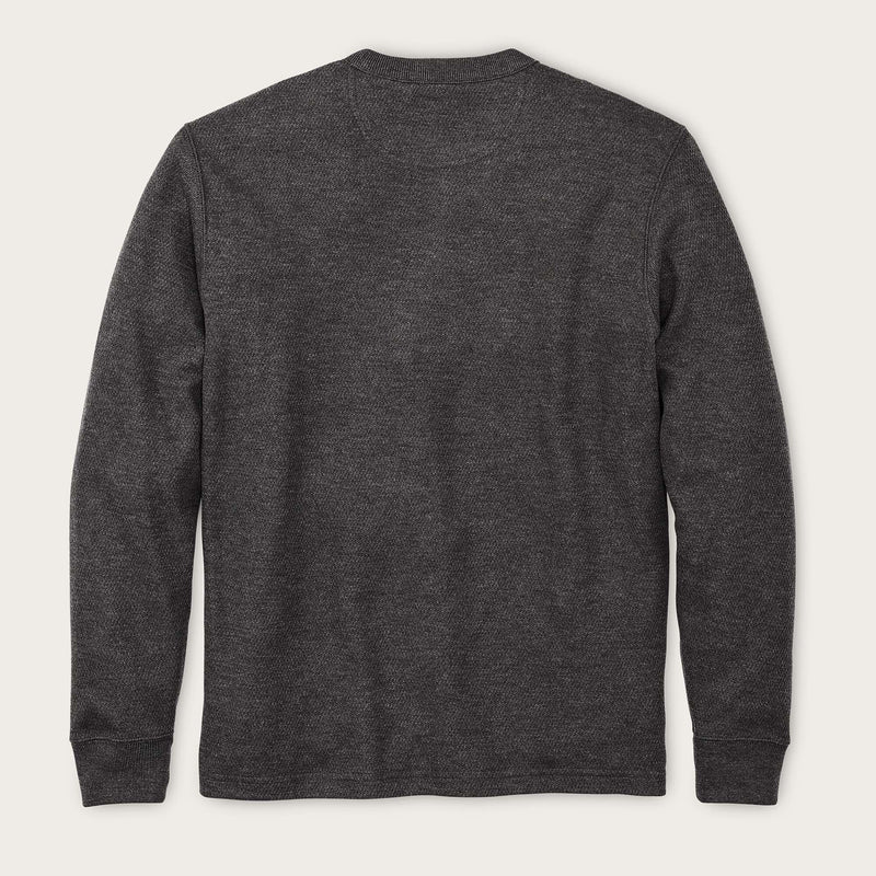 Waffle knit thermal crew par Filson | Charcoal (Gray)