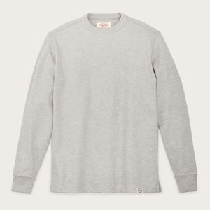 Waffle knit thermal crew by Filson | Light heather gray (Gray)