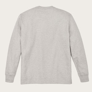 Waffle knit thermal crew by Filson | Light heather gray (Gray)