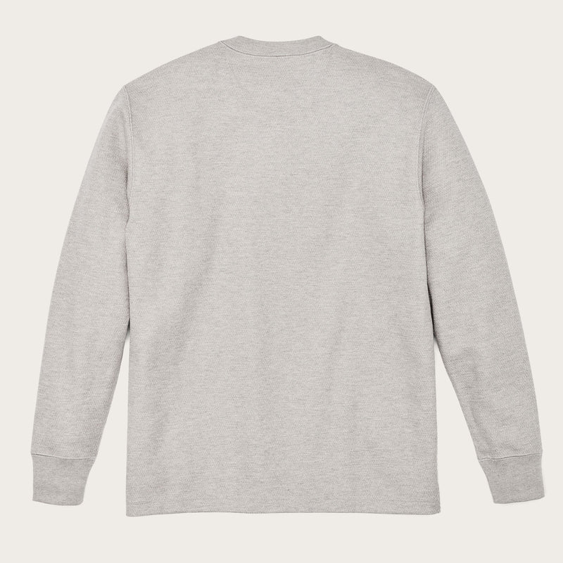 Waffle knit thermal crew by Filson | Light heather gray (Gray)