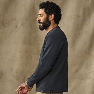 Waffle knit thermal crew by Filson | Blue mussel (Blue)
