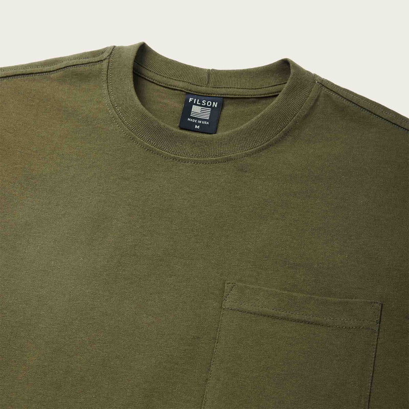 Pioneer pocket t-shirt by Filson | Dark olive (Green)