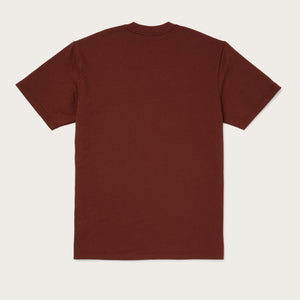 Pioneer pocket t-shirt di Filson | Brick red (Red)