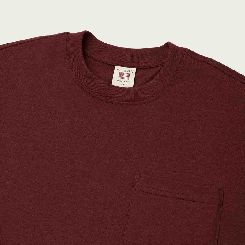 Pioneer pocket t-shirt di Filson | Brick red (Red)