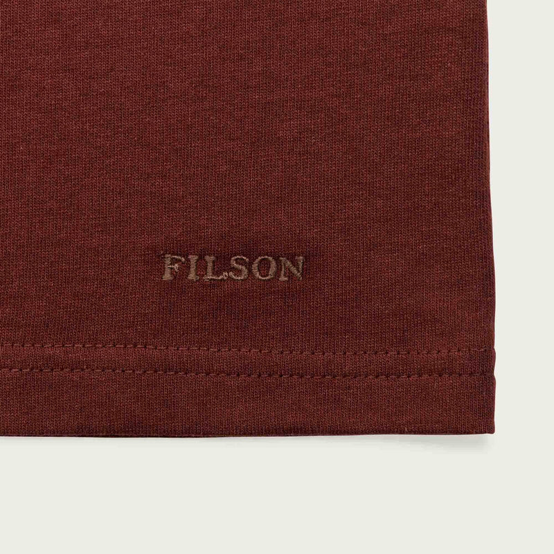 Pioneer pocket t-shirt di Filson | Brick red (Red)