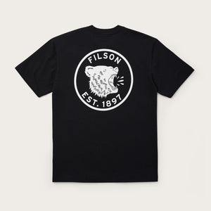 Pioneer graphic t-shirt by Filson | Black growl (Black)