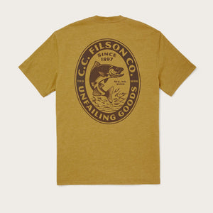 Buckshot t-shirt von Filson | Gold heather skagit (Yellow)