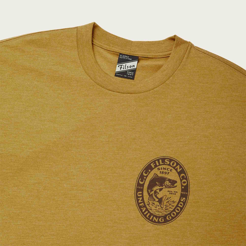 Buckshot t-shirt von Filson | Gold heather skagit (Yellow)