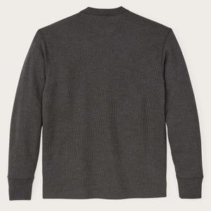Waffle knit henley par Filson | Charcoal (Gray)