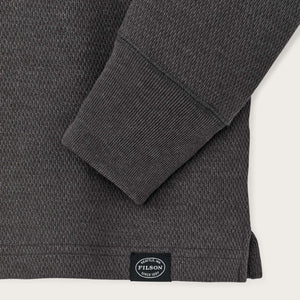 Waffle knit henley par Filson | Charcoal (Gray)