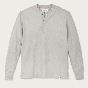 Waffle knit henley par Filson | Light heather gray (Gray)