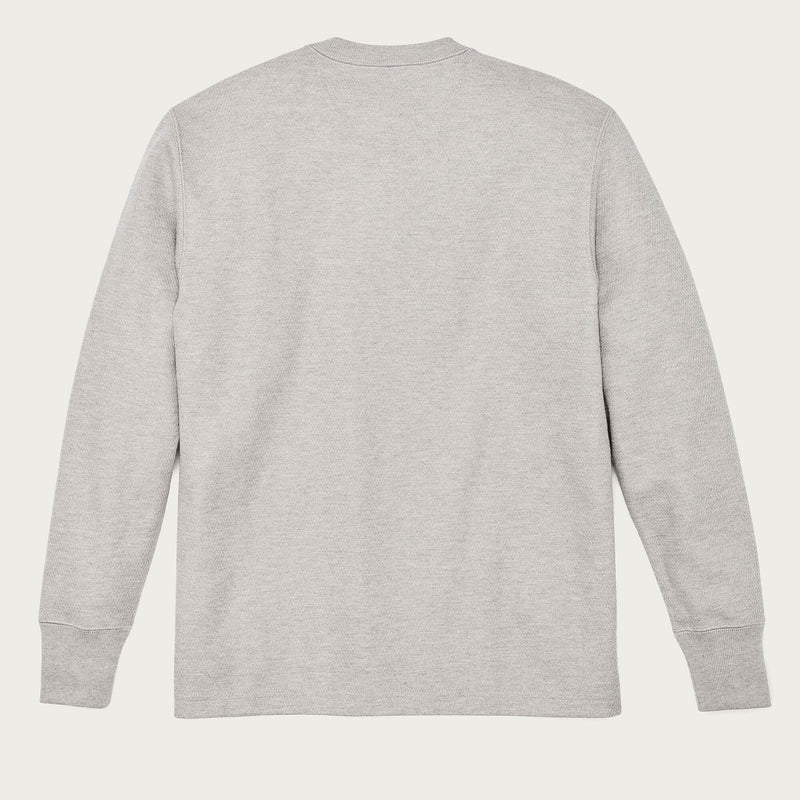 Waffle knit henley par Filson | Light heather gray (Gray)