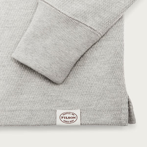 Waffle knit henley par Filson | Light heather gray (Gray)