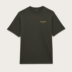 Frontier graphic t-shirt by Filson | Rosin/beige (Black)