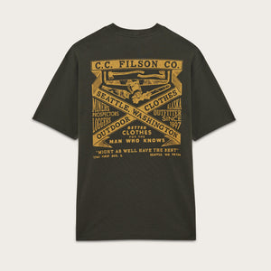 Frontier graphic t-shirt by Filson | Rosin/beige (Black)